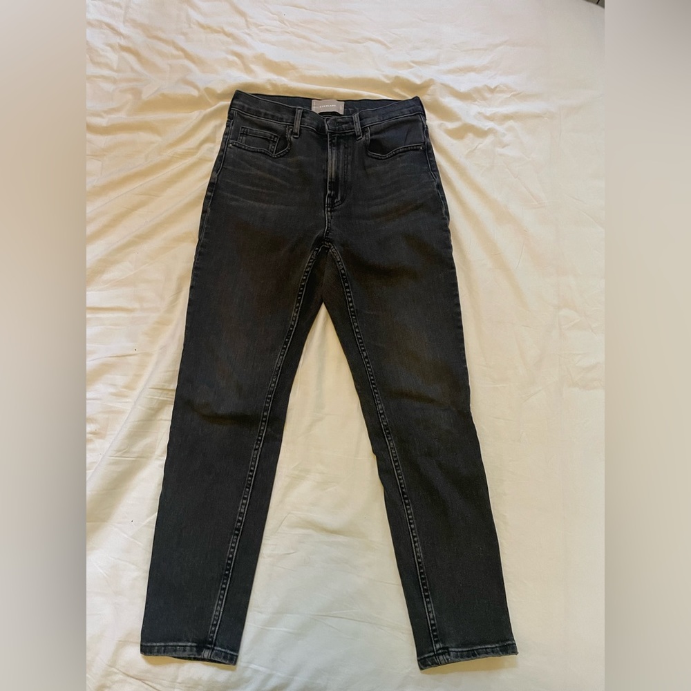 Everlane dark grey denim ankle jeans